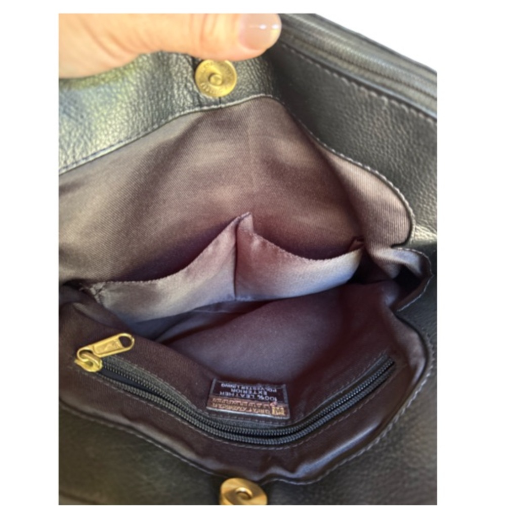 Great American Leatherworks Black Leather Handbag - Picture 11 of 14